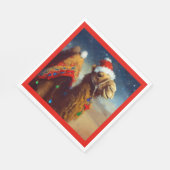 Serviette En Papier Camel de Noël 3 (Coin)