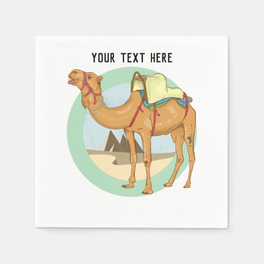 Serviette En Papier Camel Trek Egypte (Devant)