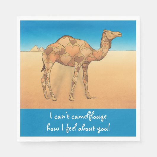 Serviette En Papier Camelflouge (Devant)