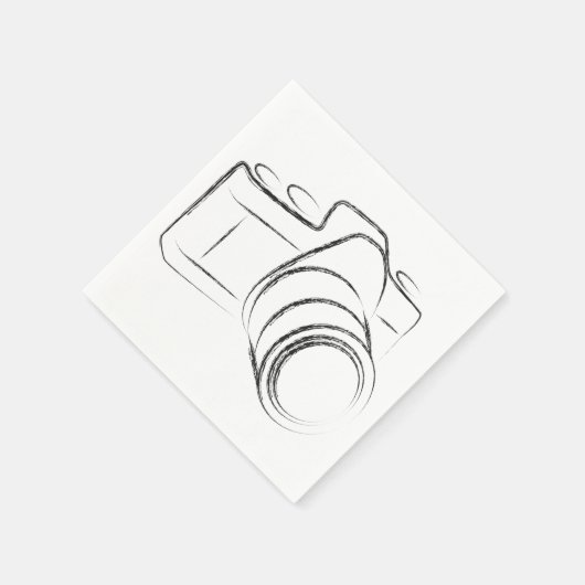 Serviette En Papier Caméra (Coin)