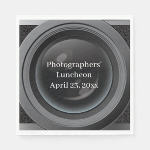 Serviette En Papier Camera Lens Photographie Design Papier Napkin