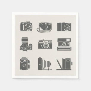 Serviette En Papier Cameras Photographie Vintage