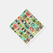 Serviette En Papier Cameras Retro (Coin)