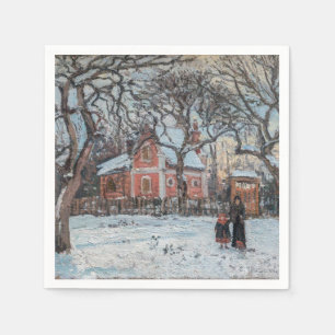 Serviette En Papier Camille Pissarro - Châtaigniers à Louveciennes