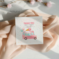 Camion à glace rose Voici l'anniversaire de la Sco