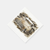 Serviette En Papier Camion Chevrolet classique des années 50 (Coin)