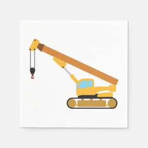 Serviette En Papier Camion de construction de grue