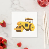 Serviette En Papier Camion de construction de rouleau routier (En situation)