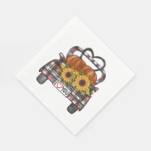Serviette En Papier Camion Halloween (Coin)