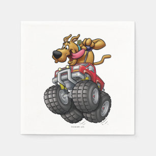 Serviette En Papier Camion Scooby Doo-Monster