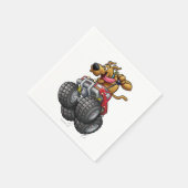 Serviette En Papier Camion Scooby Doo-Monster (Coin)