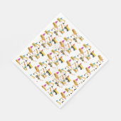 Serviette En Papier Camions de construction Motif de fête d'anniversai (Coin)