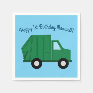Serviette En Papier Camions fête d'anniversaire