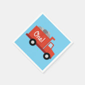Serviette En Papier Camions fête d'anniversaire (Coin)