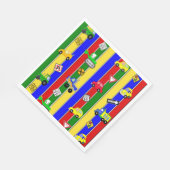 Serviette En Papier Camions, Tracteurs, Voitures et Signes de circulat (Coin)