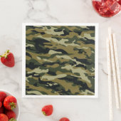 Serviette En Papier Camo (En situation)