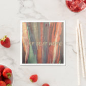Serviette en papier Camo Bark (En situation)