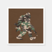 Serviette En Papier Camo Bigfoot Sasquatch (Devant)