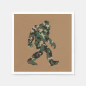 Serviette En Papier Camo Bigfoot Sasquatch (Devant)