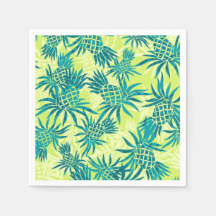 Serviette En Papier Camo d'ananas Hawaiian Tropical