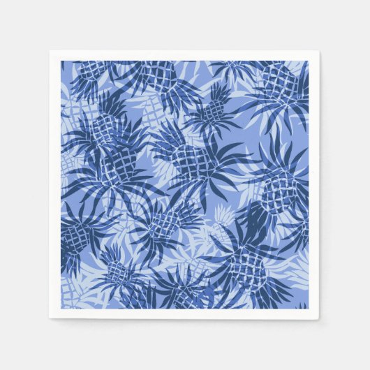 Serviette En Papier Camo d'ananas Hawaiian Tropical (Devant)