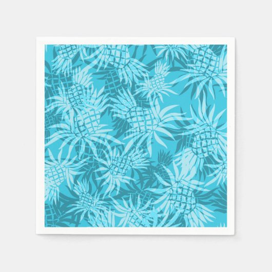 Serviette En Papier Camo d'ananas Hawaiian Tropical (Devant)