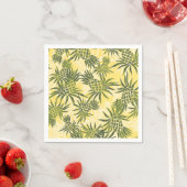 Serviette En Papier Camo d'ananas Hawaiian Tropical (En situation)