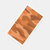 Serviette En Papier Camo Monocolor Espagnol Orange (Coin)