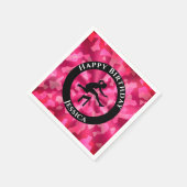 Serviette En Papier Camo Pink Piste et Piste (Coin)