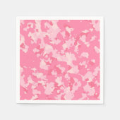 Serviette En Papier Camo rose (Devant)