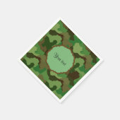 Serviette En Papier Camouflage (Coin)