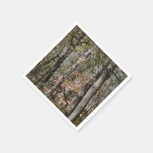 Serviette En Papier Camouflage Camouflage d'arbre forestier Nature Cha (Coin)