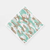 Serviette En Papier Camouflage côtier (Coin)