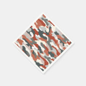 Serviette En Papier Camouflage d'automne (Coin)