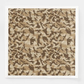Serviette En Papier Camouflage Désert (Devant)