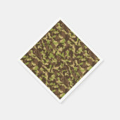 Serviette En Papier Camouflage en cascade (Coin)