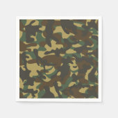 Serviette En Papier Camouflage forestier (Devant)