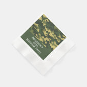 Serviette En Papier Camouflage militaire Anniversaire de fête Thème Pe (Coin)