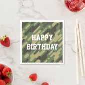 Serviette En Papier Camouflage militaire numérique (En situation)