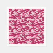 Serviette En Papier Camouflage rose (Devant)