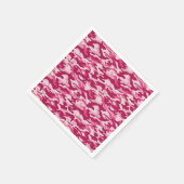 Serviette En Papier Camouflage rose (Coin)