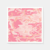 Serviette En Papier Camouflage rose, Armée (Devant)