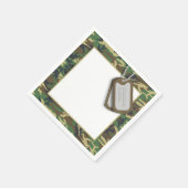 Serviette En Papier Camouflage / Thème Camo Anniversaire (Coin)