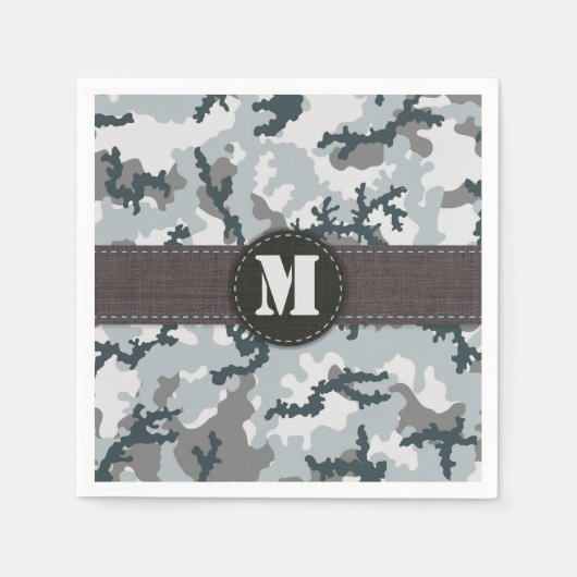 Serviette En Papier Camouflage urbain (Devant)