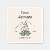 Serviette En Papier Camp Bachelorette (Devant)