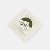 Serviette En Papier Camp Bachelorette Party Thème Napkins (Coin)