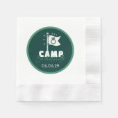 Serviette En Papier Camp de filles (Devant)