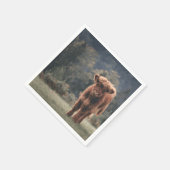 Serviette En Papier Campagne d'herbe d'automne de la vache de haute-te (Coin)