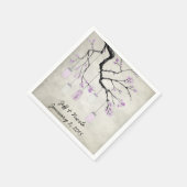 Serviette En Papier Campagne Mason Jars dans le Mariage de lavande (Coin)