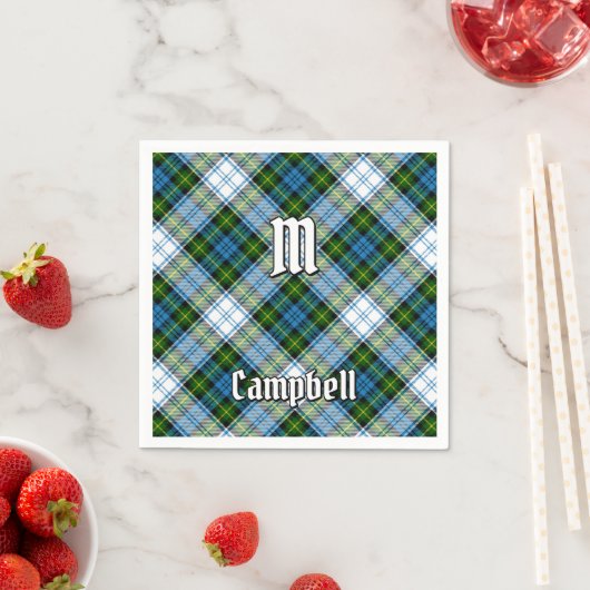 Serviette En Papier Campbell Dress Tartan (En situation)